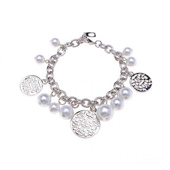 Coach Circle Charm Silver Bracelets CVT | Women